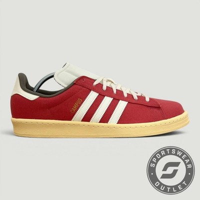 Adidas Campus 80s Herren - UK 11 - Wonder Red/White (GY4583)