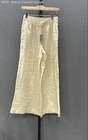 Haven Well Within Women's Butter Yellow Linen Wide Leg Pants Sz XS NWT