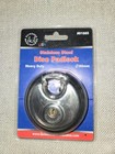 Stainless Steel Disc Keyed Padlock Lock New Package Weatherproof Rustproof 70mm — photo 1