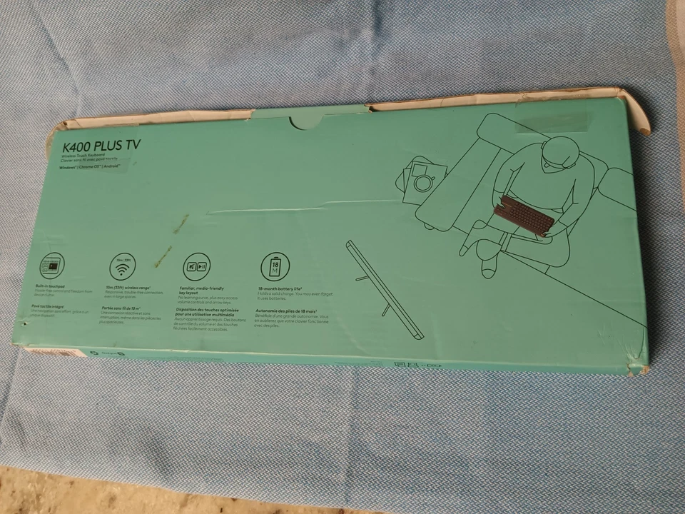 Logitech K400 Plus Wireless Media Keyboard –NEW (Windows, Android and Chrome) - Image 2 of 3