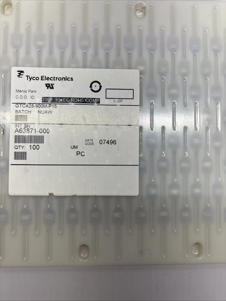 Tubos de descarga de gas (GDT) Tyco Electronics GTCA28-900M-P15 - 90V, 15kA, lote 100 Foto 3 de 3