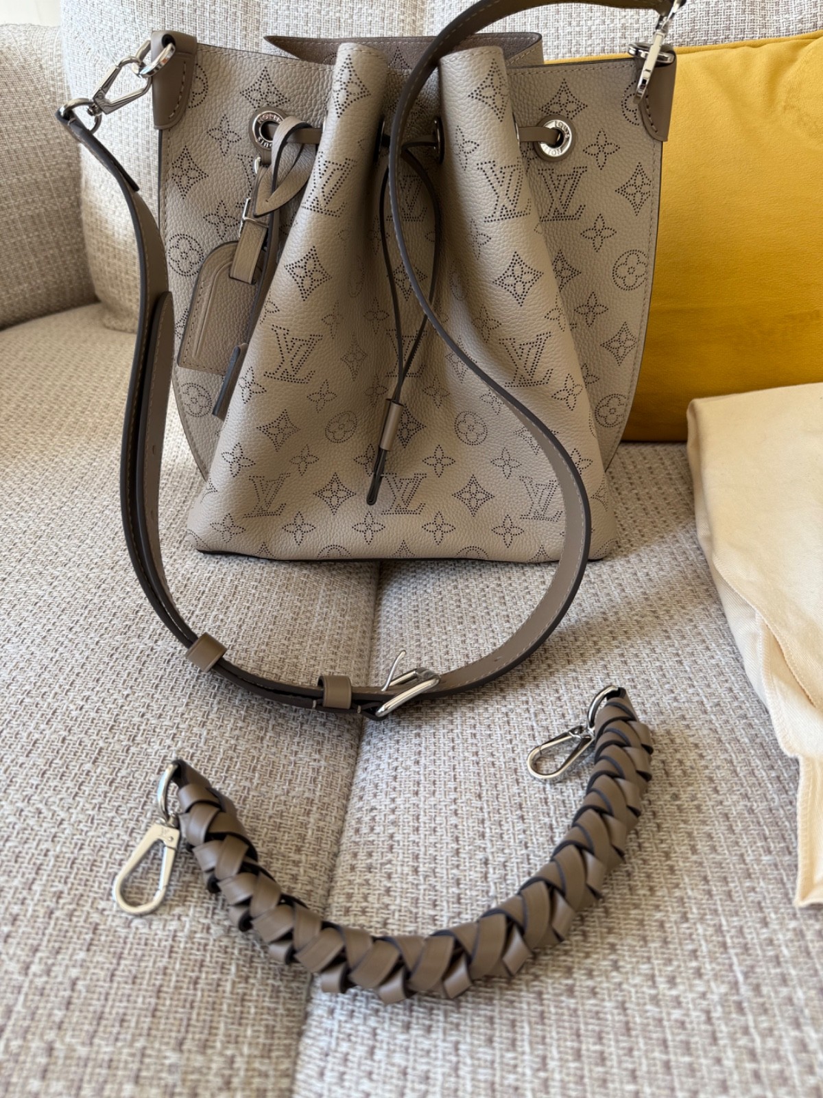 Louis Vuitton  Muria Marina in Galet  Excellent Condition, Never Used .