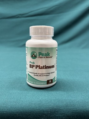 #ad NEW Peak BP Platinum from Peak Pure amp; Natural Arterial Heath Support Capsules $49.99