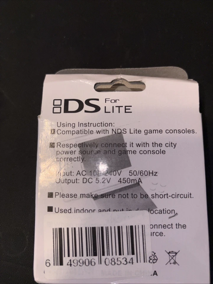 AC Adapter Wall Charger for Nintendo DS Lite [Brand New] - Image 3 of 3