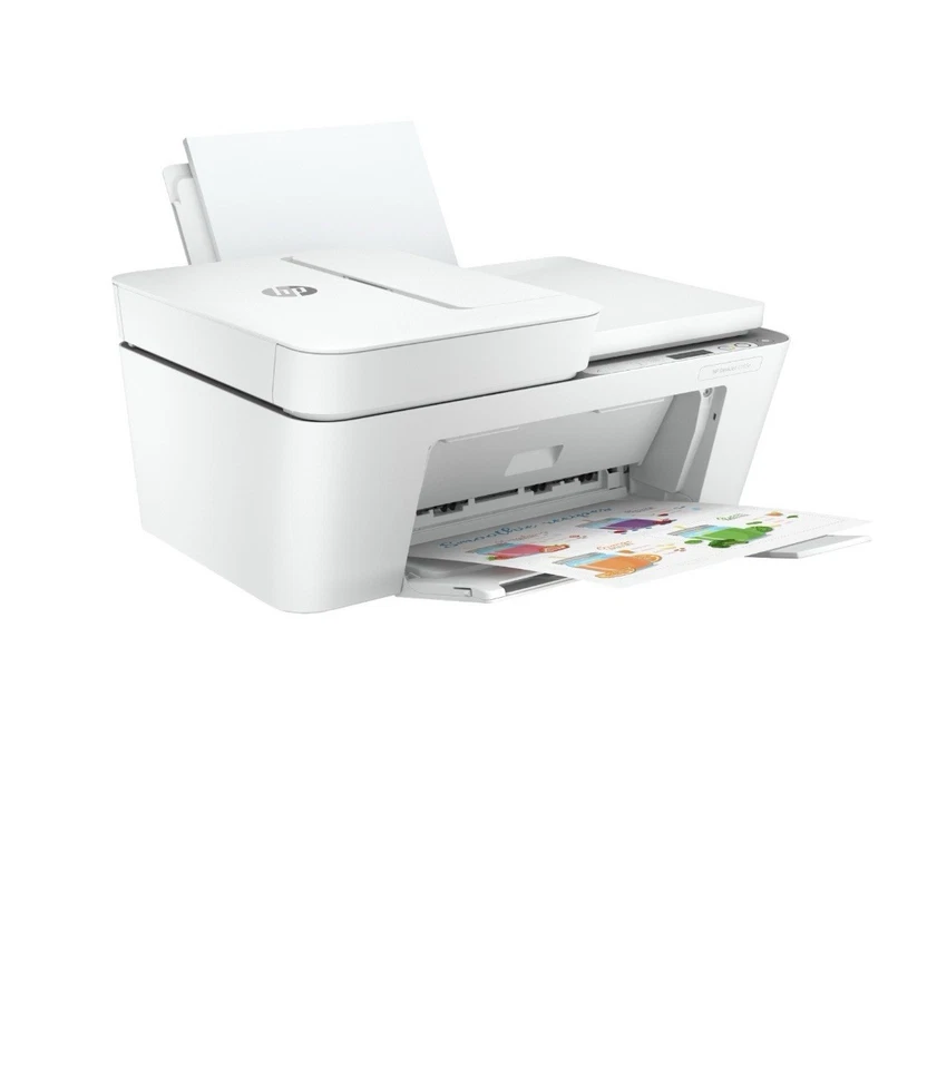 HP Deskjet Plus 4155e Wireless All-in-One Color Inkjet Printer No Power Cord - Image 3 of 4