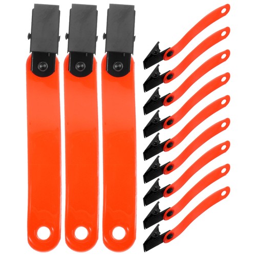 12 Pezzi Clip Nastro Fluorescente Unghie da Escursionismo Riflettenti Notturni Clip - Foto 6 di 12