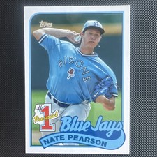Topps 2020 Update Series Prospect Rookie Nate Pearson #P-2 Blue Jays Card