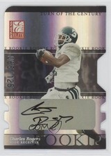 2003 Donruss Elite Turn of the Century Rookie /125 Charles Rogers #138 Auto 3c7