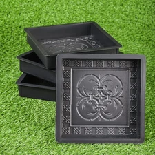Plastic Molds Concrete Set Patio Paving Mold 4 pcs - Big Beautiful Pathmaker ...