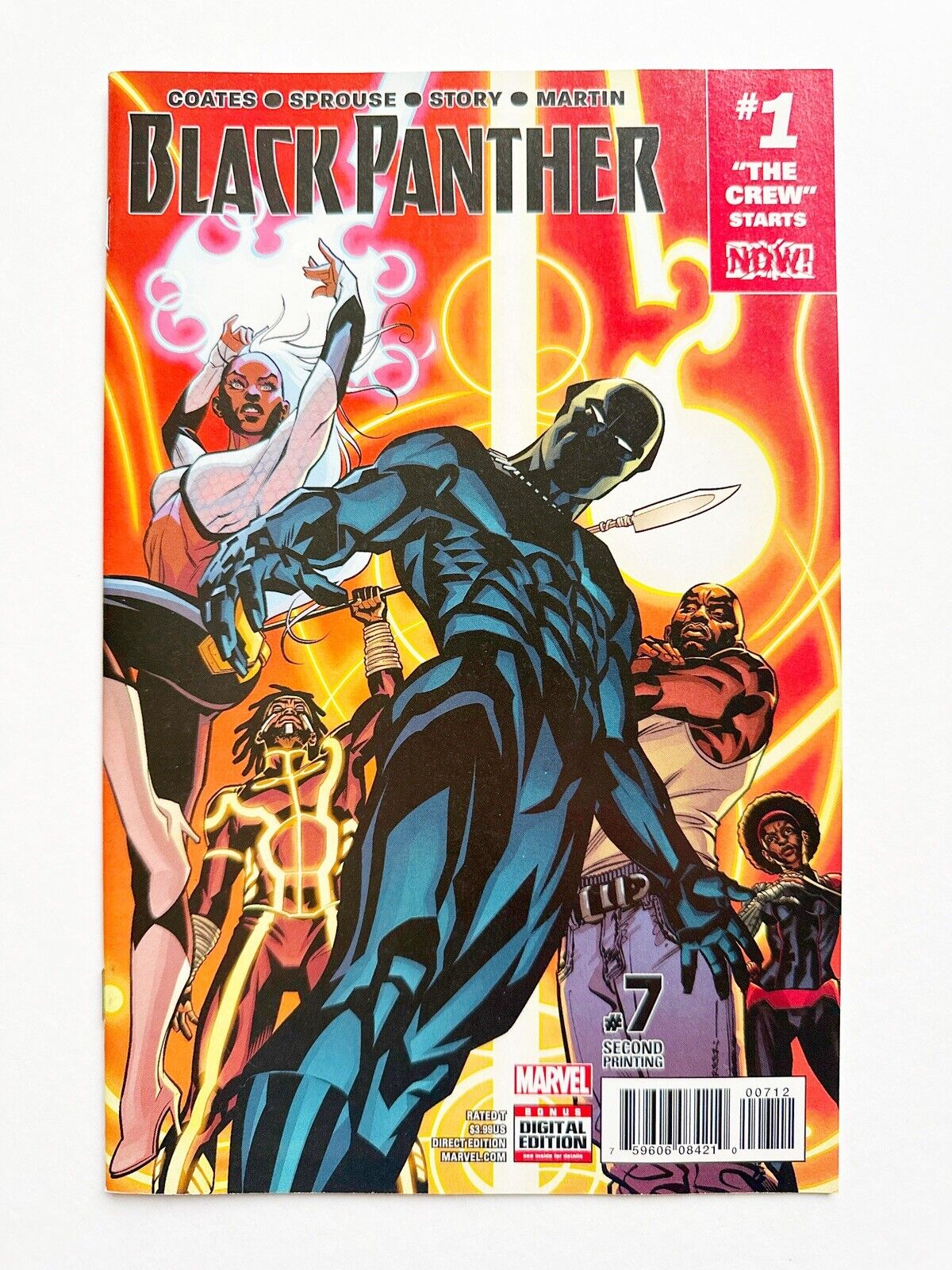 Black Panther #7 2nd Print Variant ORONDE 1ST APPEARANCE 2016 2017