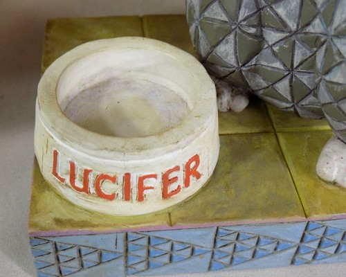 Vetrina Walt Disney Collezioni Lucifero Devious e Cheshire sorridente - Foto 4 di 8