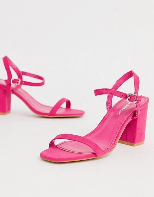 Glamorous block shop heel sandals