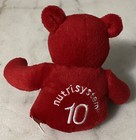Nutrisystem NutriBear 10 lb. Weight Loss Plush 8-Inch Red Pound Bear — photo 2