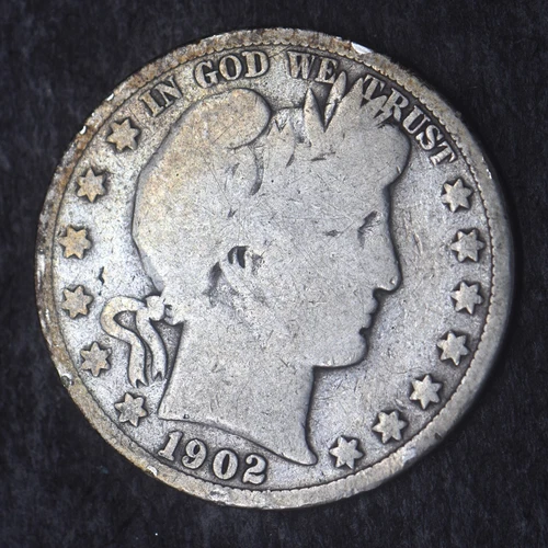 1902-S Barber Silver Half Dollar 50C - COINGIANTS -
