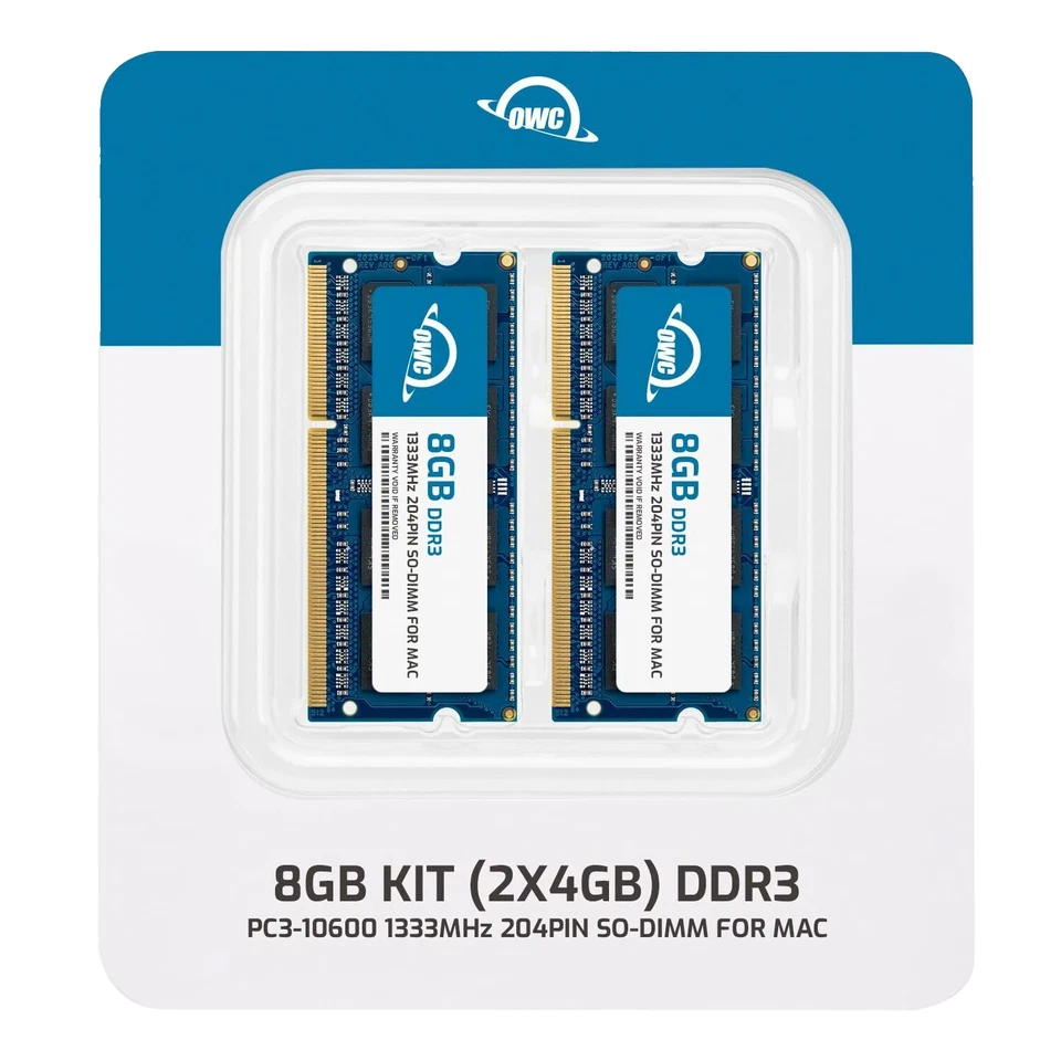 OWC 16GB (2x8GB) PC3-10600 Memory RAM Upgrade for iMac, Mac mini, MacBook Pro - Image 2 of 4