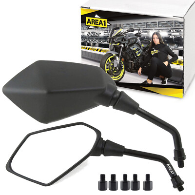 Area1 Motorradspiegel Rückspiegel e-geprüft für z.B für für Beta Brixton (V01)