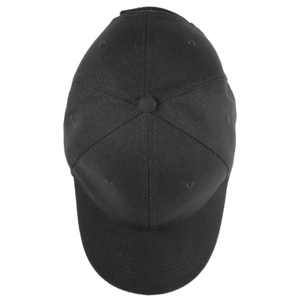 Plain Blank Solid Adjustable Baseball Cap Hats wholesale lot 12pcs - Image 4 of 4