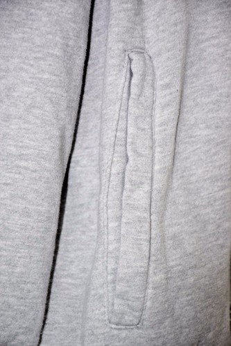 State Property Zip Up Gray Mock Neck Sweatshirt 3XL 60" Chest Embroidered Logo - Picture 5 of 10