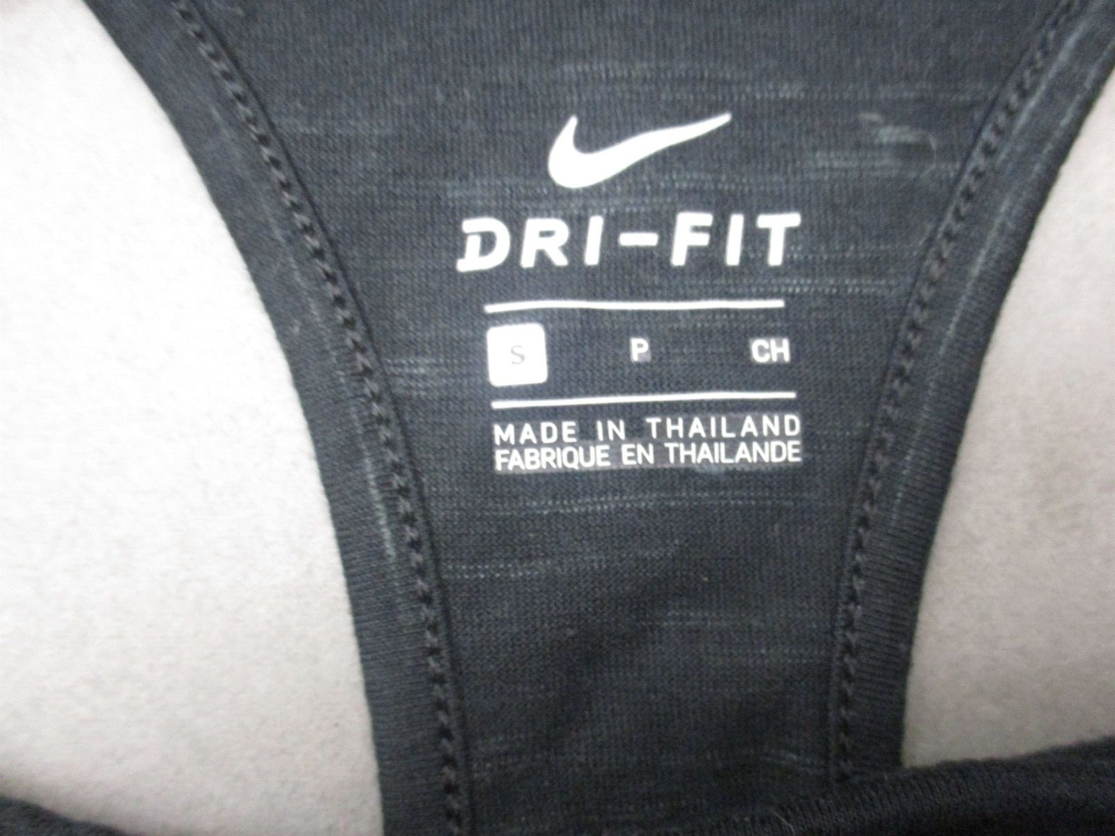 Nike Size S Womens Black Dri-Fit Sleeveless Athletic Tank Top 7W-817