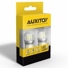 2x Auxito 1157 Led Turn Signal Brake Reverse Parking Light Bulb 6000k White Eod