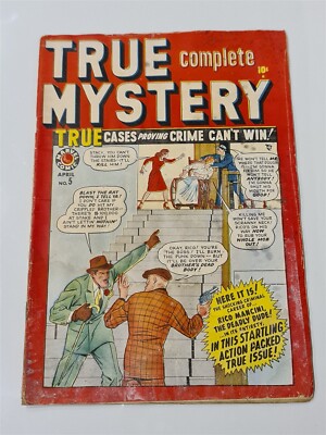 TRUE COMPLETE MYSTERY #5 G (2.0) #1 APRIL 1949 MARVEL READ DESCRIPTION (A)