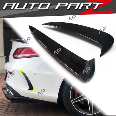 L+R Heck Stoßstange Aero Flic Flossen Flaps für Mercedes C205 Coupe A205 C43 AMG
