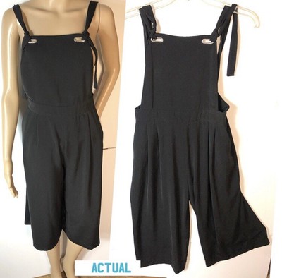stradivarius jumpsuit black