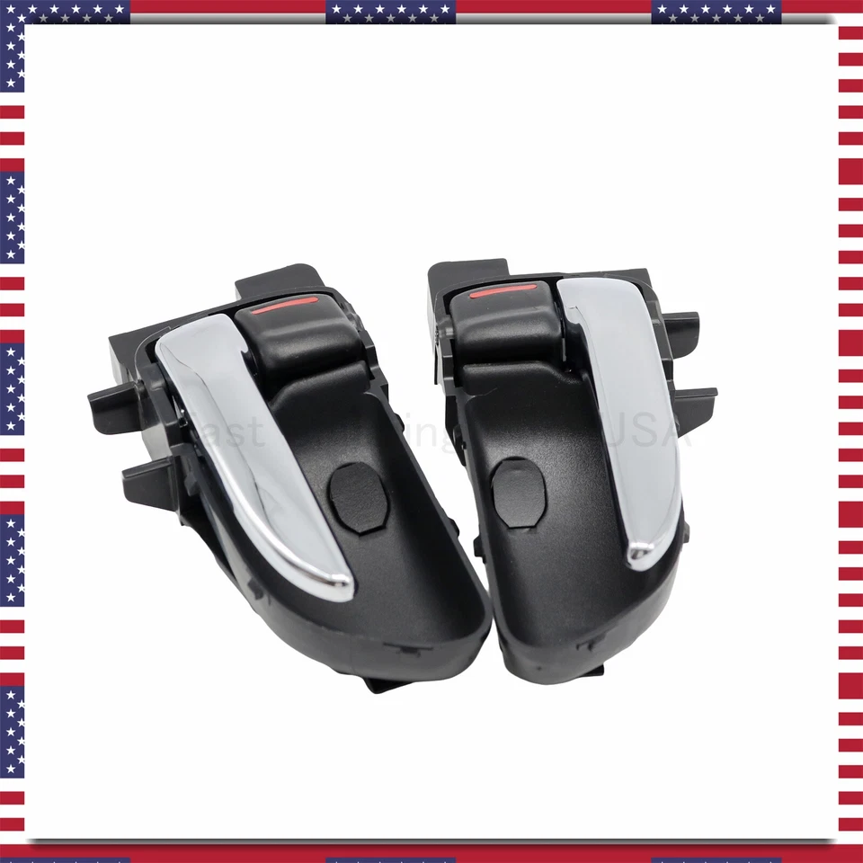 Manija de puerta interior izquierda y derecha compatible con Subaru Forester 2003-2008 delantera/trasera Foto 3 de 4