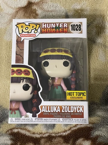 ALLUKA ZOLDYCK HUNTER X HUNTER FUNKO POP ANIME #1029 HXH HOT TOPIC EXCLUSIVE