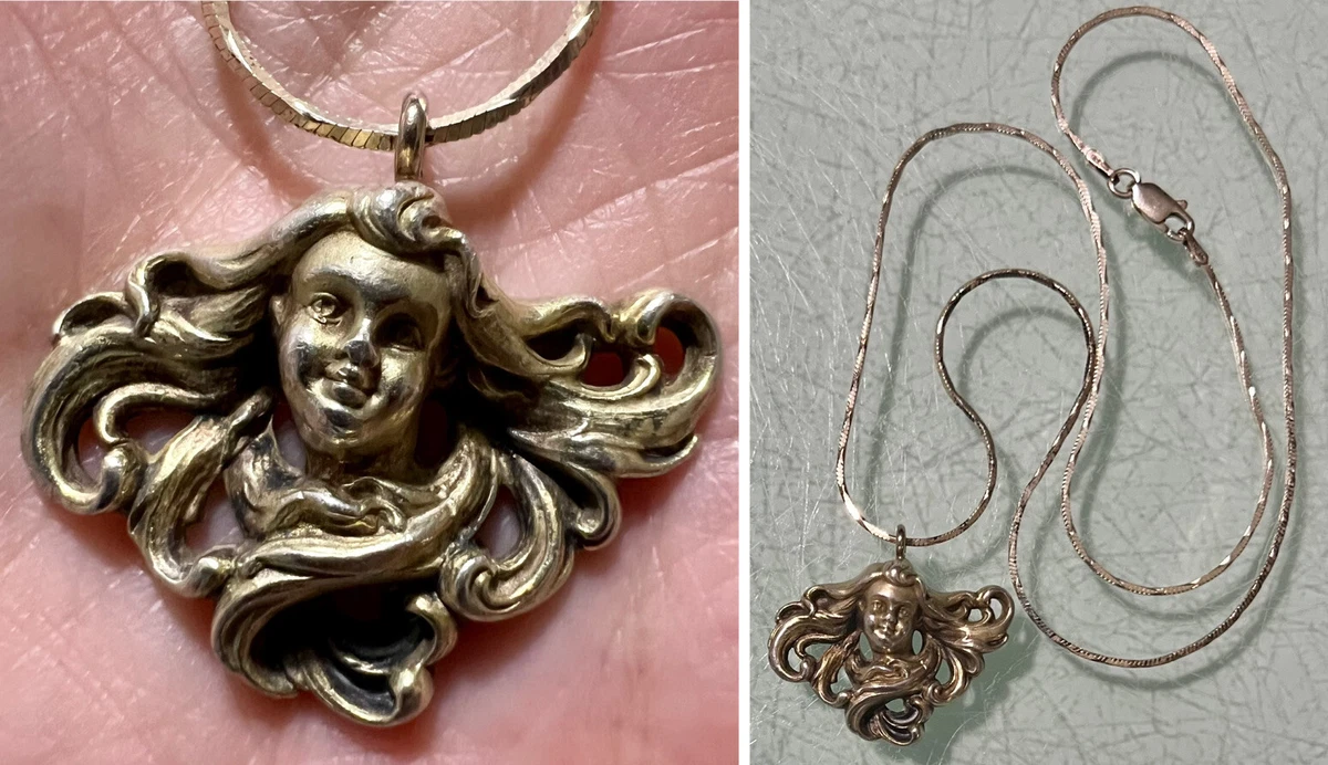 Art nouveau jewelry ebay sale