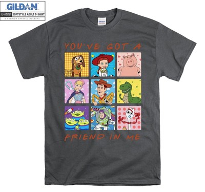 Disney Toy Story Youve Got A Friend In Me W Hoodie Tshirt Herren Damen Unisex AB636