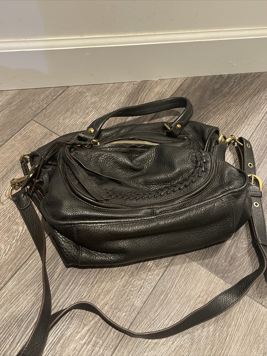 Dr. Yany Soft Leather Black Shoulder Handbag Purse A275195 | eBay