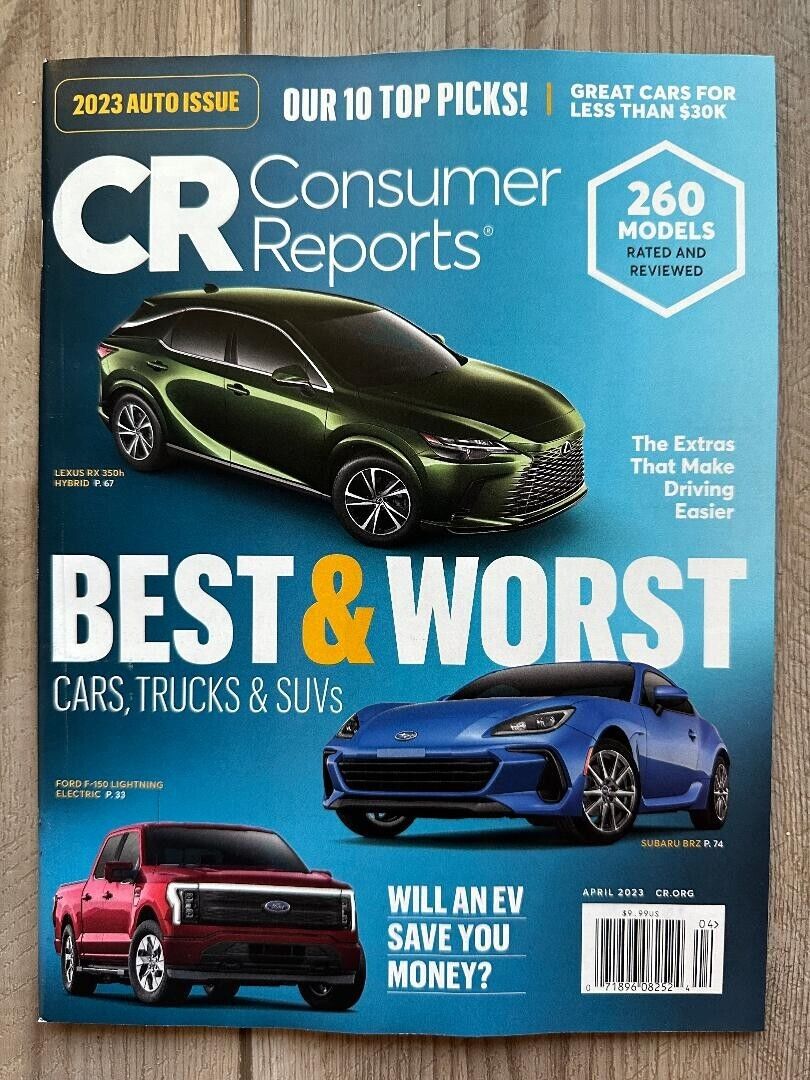 2023 AUTO Issue Buying Guide CONSUMER REPORTS 260 Ratings & Reviews