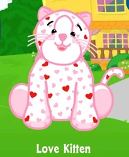 Webkinz Classic Love Kitten - hm903 - Virtual Adoption Code Only