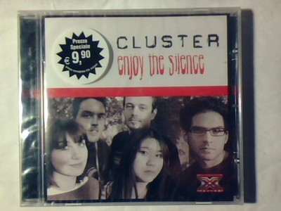 CLUSTER Enjoy the silence cd ep FABRIZIO DE ANDRE X FACTOR 2008 SIGILLATO SEALED