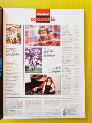 FORZA MILAN 1995/12 Baggio Panucci Boban Abatantuono Spartak Praha Uefa