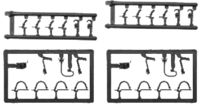 ROCO H0 40243 – Ganci standard ad occhiello (2 pz ROCO H0 40243 – Ganci standard ad occhiello (2 pz