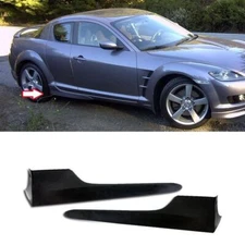 For 04-10 Mazda Rx8 Rx-8 Oe Style Pu Side Skirt Rocker Panel Add-On Kit 2pcs