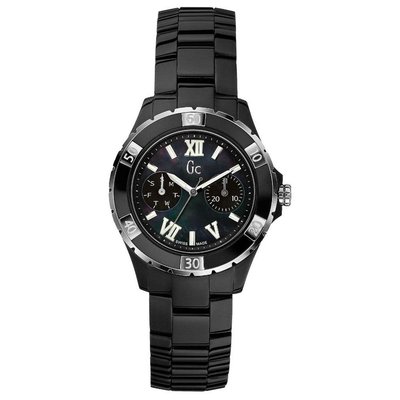 GUESS COLLECTION GC X69002L2S SCHWARZ KERAMIK SILBER STAHL DAMEN UHR