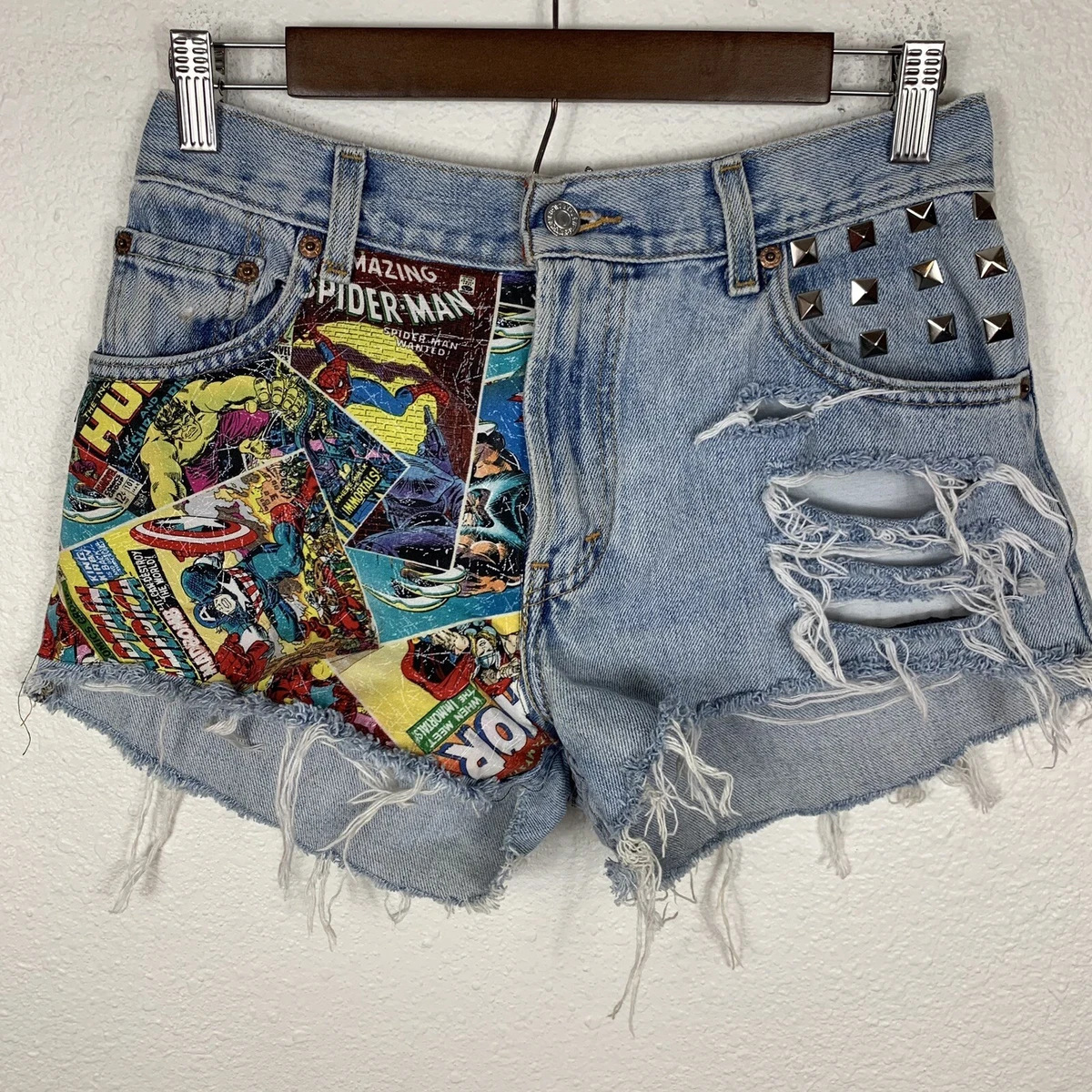 Marvel denim shorts 2025