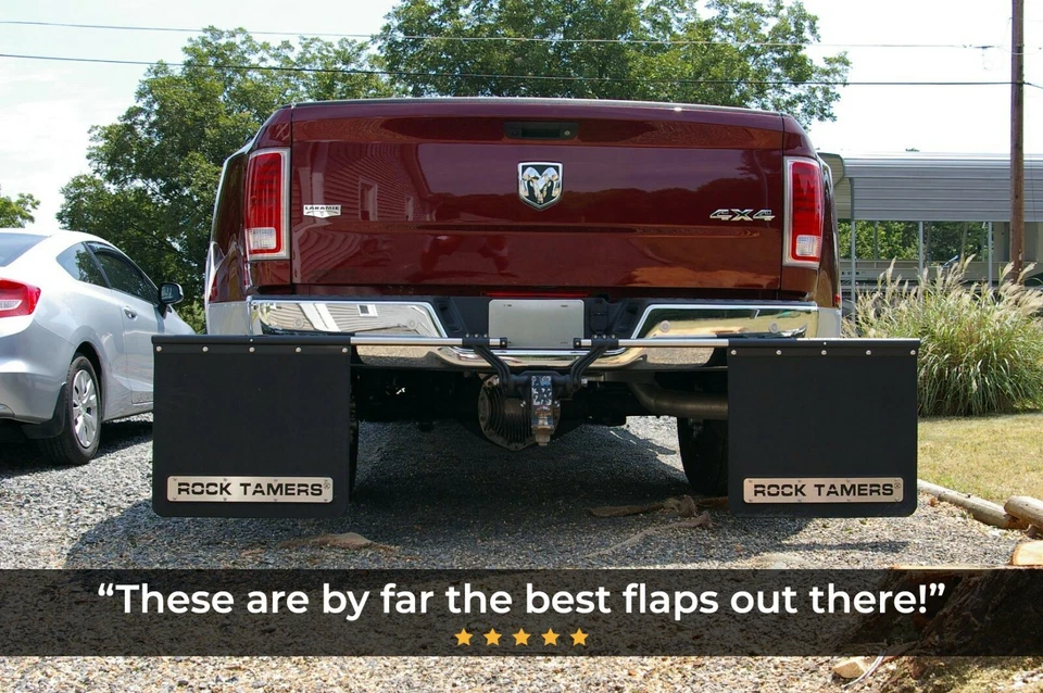 Rock Tamers 00108 Sistema de guardabarros ajustable de alta resistencia para enganches de 2" Foto 2 de 4