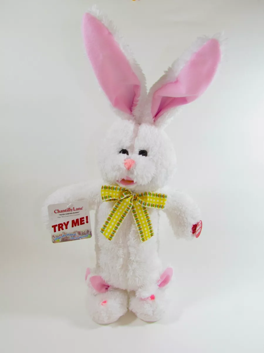 Singing easter bunny toy discount