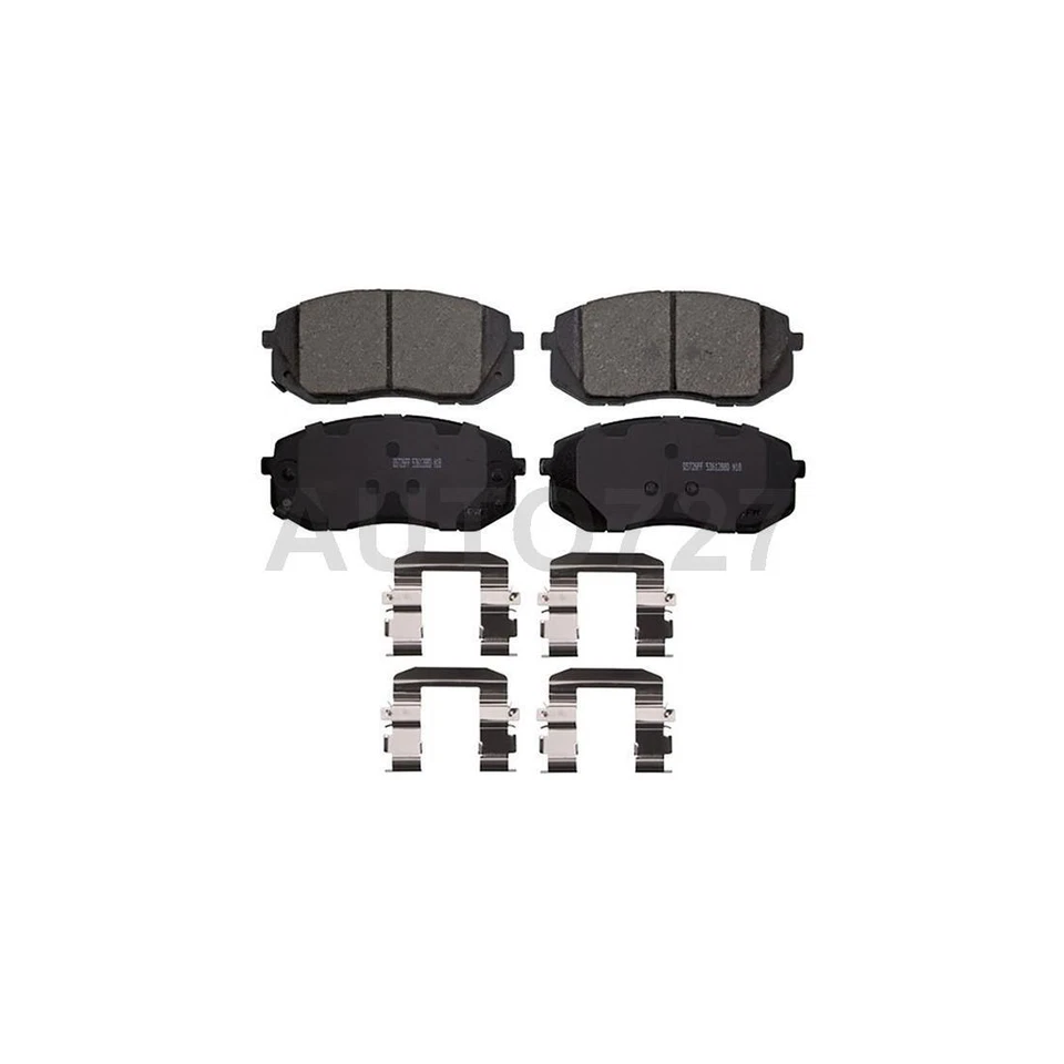 Wagner 刹车前后 2X 盘式制动垫套装适用于 2016 现代索纳塔 — 第 4/4 张图片