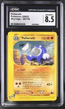 CGC 8.5 Poliwrath 26/144 Skyridge Non Holo Pokemon Card on eBay