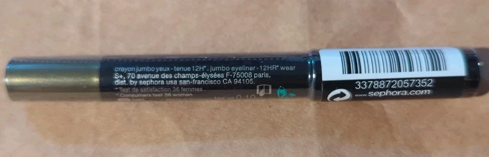 Sephora Collection Jumbo eye liner 12HR Wear WATERPROOF #01 "Black Lace" SEALED - Image 3 of 4