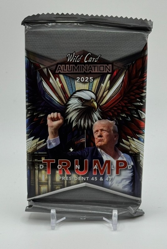 2025 Wild Card Alumination Donald Trump Pack Elon Musk JD Vance ++