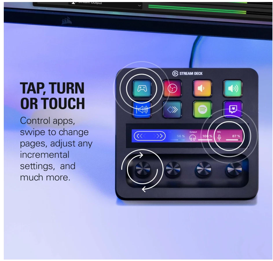 Elgato Stream Deck+ Plus (Black) - Image 2 of 2