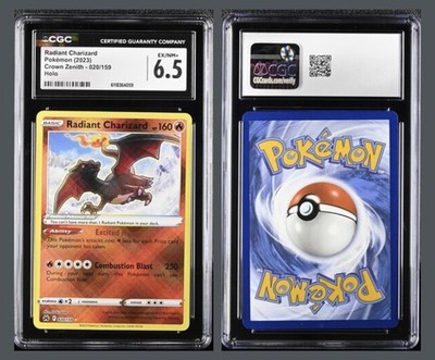 Pokémon TCG Radiant Charizard Crown Zenith 020/159 CGC 6.5