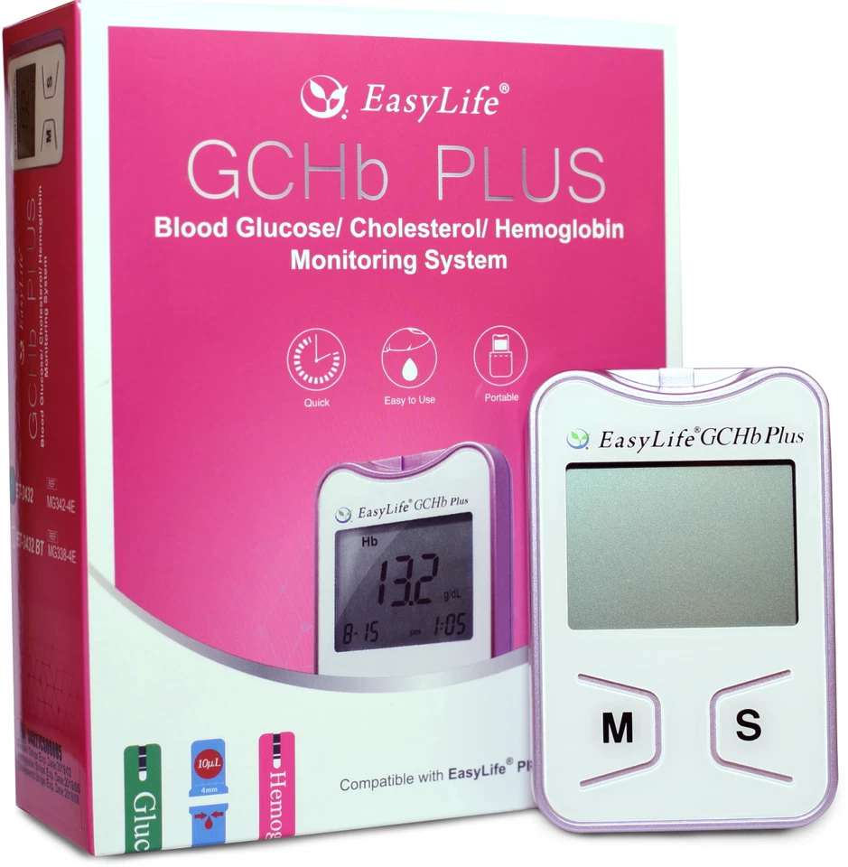 VALUEMED EasyLife Digital Hemoglobinometer - Test for Anemia - Iron Deficiency Monitor
