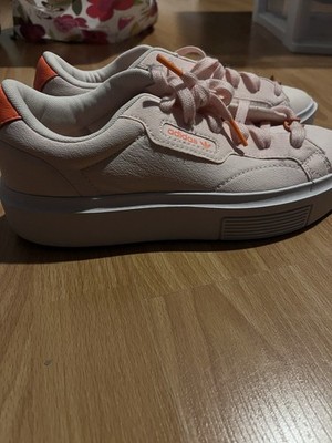 Adidas Sleek Super Platform Sneakers Casual Shoes- Pink- Womens